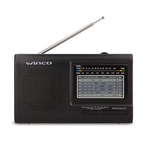 Radio Portátil de Mano Winco W2005 Dual 9 Bandas AmFm