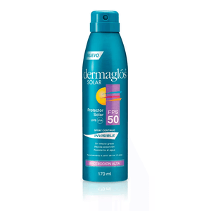 Dermaglós Protector Solar Fps50 Spray Continuo 170 Ml