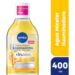 Agua Micelar Nivea Iluminadora Con Serum x400ml