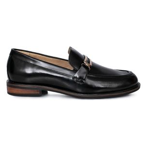 MOCASIN LORCA NEGRO ZAPATO CLASICO MUJER CUERO