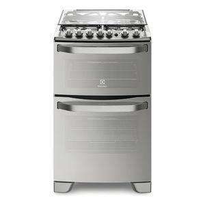 Cocina Electrolux 56DXQ 56Cm Acero Multigas Eléctrico Doble Horno 220v