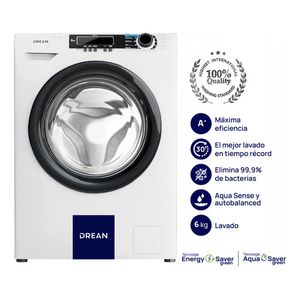 Lavarropas Carga Frontal 6 Kg Blanco Drean Lfdr0606lb0
