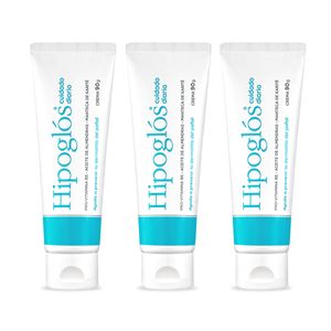 Hipoglos Crema Cuidado Diario Vitamina B5 90gr x3