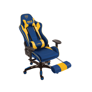 Silla Gamer Boca Juniors Con Apoya Pies - Producto Oficial