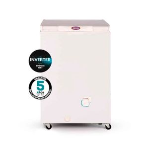 Freezer Horizontal Inelro FIH130A Inverter 135 Litros Color Blanco 220v