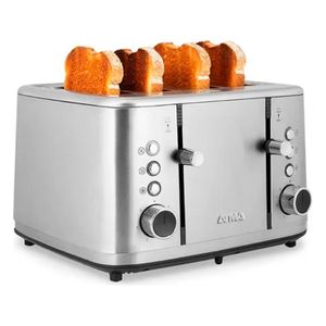 Tostadora Atma 4 Panes 7 Niveles TO9000IP Acero Inoxidable 1850 Watts