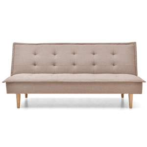 Futón Magnus 2 cuerpos 2 plazas beige Just Home Collection