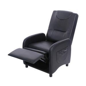 Sillón reclinable Brio negro Just Home Collection
