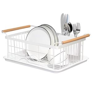 Escurre Platos Cocina Acero Pintado Hogar Actual Blanco