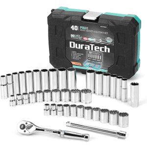 Set Llave Crique + Juego De Bocallaves 40 Piezas Duratech
