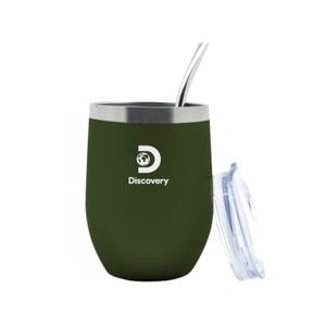 Juego De Mate Discovery Térmico Acero Inoxidable + Bombilla De Mate