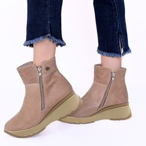 Bota KEADY cuero genuino confort horma amplia