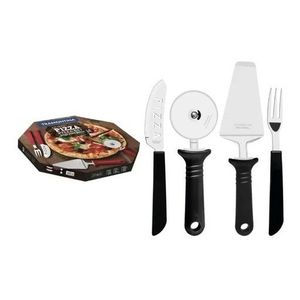 TRAMONTINA SET PIZZA 14 PZAS NEGRO