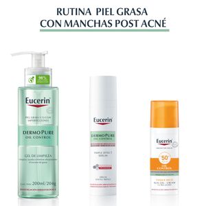 Combo Eucerin Rutina Para Piel Grasa Con Manchas Post Acné