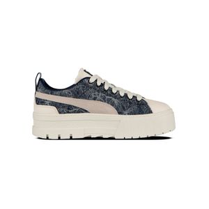 Zapatillas Puma Mayze Denim Sportstyle Mujer Moda Blanco