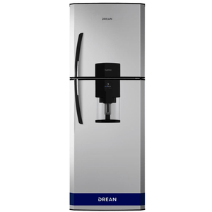 Heladera Con Freezer Cíclica DREAN de 396 Litros HDR400F11S Con Dispenser Plata