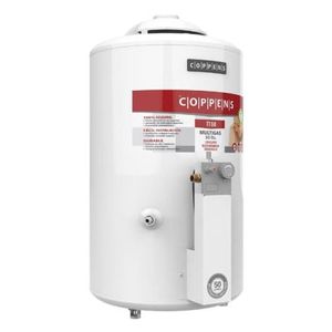 Termotanque A Gas Coppens -  50 Lts, Pie/Colgar, C Sup, Multigas (Tt-50)