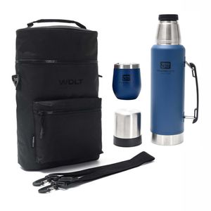 Set Matero Wanderlust ( Bolso + Termo + Vaso Termico)