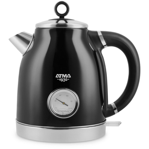 Pava Eléctrica Vintage PEAT21VBP 1,7 Litros Negro ATMA