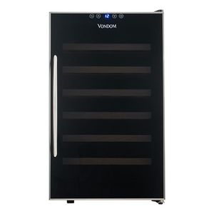 CAVA DE VINOS VONDOM 28ST PARA 18 BOTELLAS 12 A 18 GRADOS ACERO NEGRO