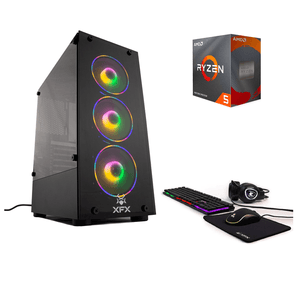 PC ARMADA AMD RYZEN 5 5600GT 16GB SSD 480GB RGB 750W TECLADO/MOUSE/AURICULARES