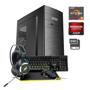 PC ARMADA GAMER AMD RYZEN 5 5600GT 8GB SSD 240GB TECLADO AURICULAR MOUSE