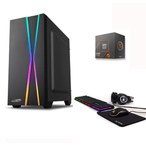 PC ARMADA GAMER AMD RYZEN 5 8500G 16GB SSD 960GB RGB 700W TECLADO/MOUSE/PAD/AURICULARES C/MIC