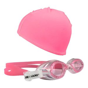 Kit Natacion Ninos Gorra Proteccion Uv50 Antiparras Origami