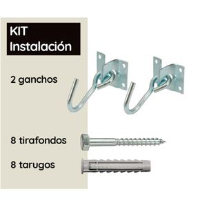 Kit instalación para hamacas