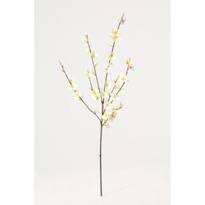 Vara flor artificial ciruela verde 120 cm
