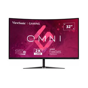 Monitor 32" Gamer Curvo Viewsonic VX3218C-2K - 1440P, 1ms, 180hz Freesync Premium