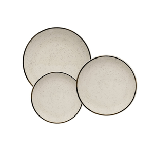 Juego de vajilla x 18 piezas platos Unni Brisa ceramica Oxford