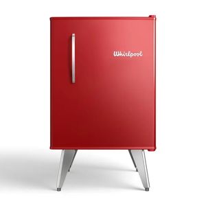 Heladera Compacta Whirlpool Retro Negra 76 Litros WRA08HEDIM