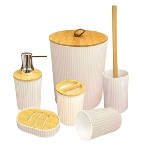 Set de Baño con Accesorios 6 Pzas