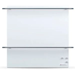 Panel Calefactor Temptech 500w Con Toallero Doble Bajo Consumo Color Blanco
