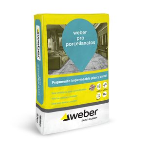 Pegamento para cerámica y porcelanato Pro impermeable interior exterior 25 kg