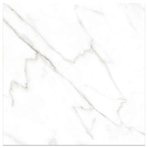 Cerámica marmolada Biza blanco mate para interior 51x51 cm