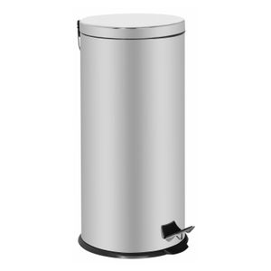 Cesto de basura a pedal 30 L de acero inoxidable
