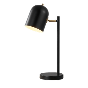 Lámpara de escritorio Guarda 1 luz E27 negro