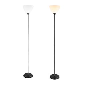 Lámpara de pie Laurie 1 luz E27 negra