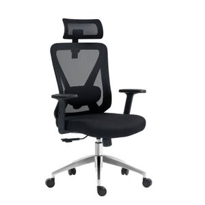 Silla de oficina ergonómica Andres negra