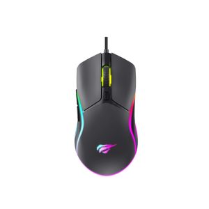 Mouse Gamer Havit Ms1029 Negro Rgb Usb 7200 Dpi 7 Botones