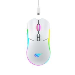 Mouse Gamer Inalámbrico/cable Havit Ms1020wb Rgb 12000 Dpi