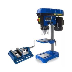 Taladro De Banco KLD 16 mm Motor 3/4HP 5 Vel + Morsa Plana KLDTB16PLUS