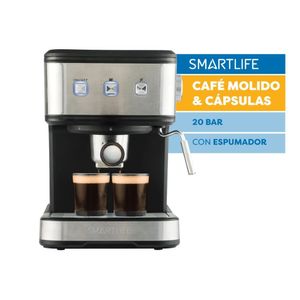Cafetera Expresso 2 en 1 Smartlife SL-EC8501