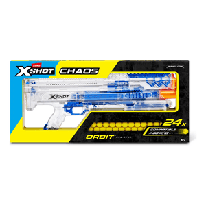X-shot Chaos Orbit Pistola Con 24 Bolas 7649 Zuru 36827