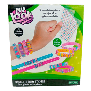 My Look Bracelet Shiny Stickers Brillantes 4 Pulseras 2882 Ditoys
