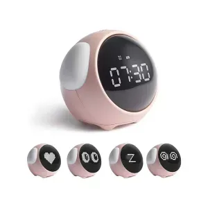 RELOJ DESPERTADOR SN-DE01 ROSA