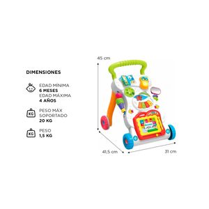 Caminador para Bebé Gadnic Con Luz, Sonido y Actividades