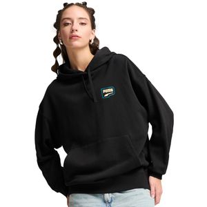 Buzo Puma Downtown Sportstyle Mujer Moda Negro